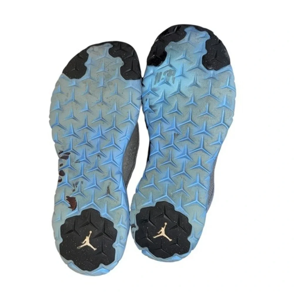 Air Jordan Flightflex Mens 11 Pre-Owned Blue University Shoe Sneakers 654268-006
